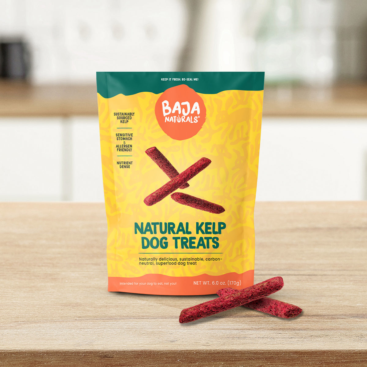 Case - Kelp Dog Treats 6.0 oz.