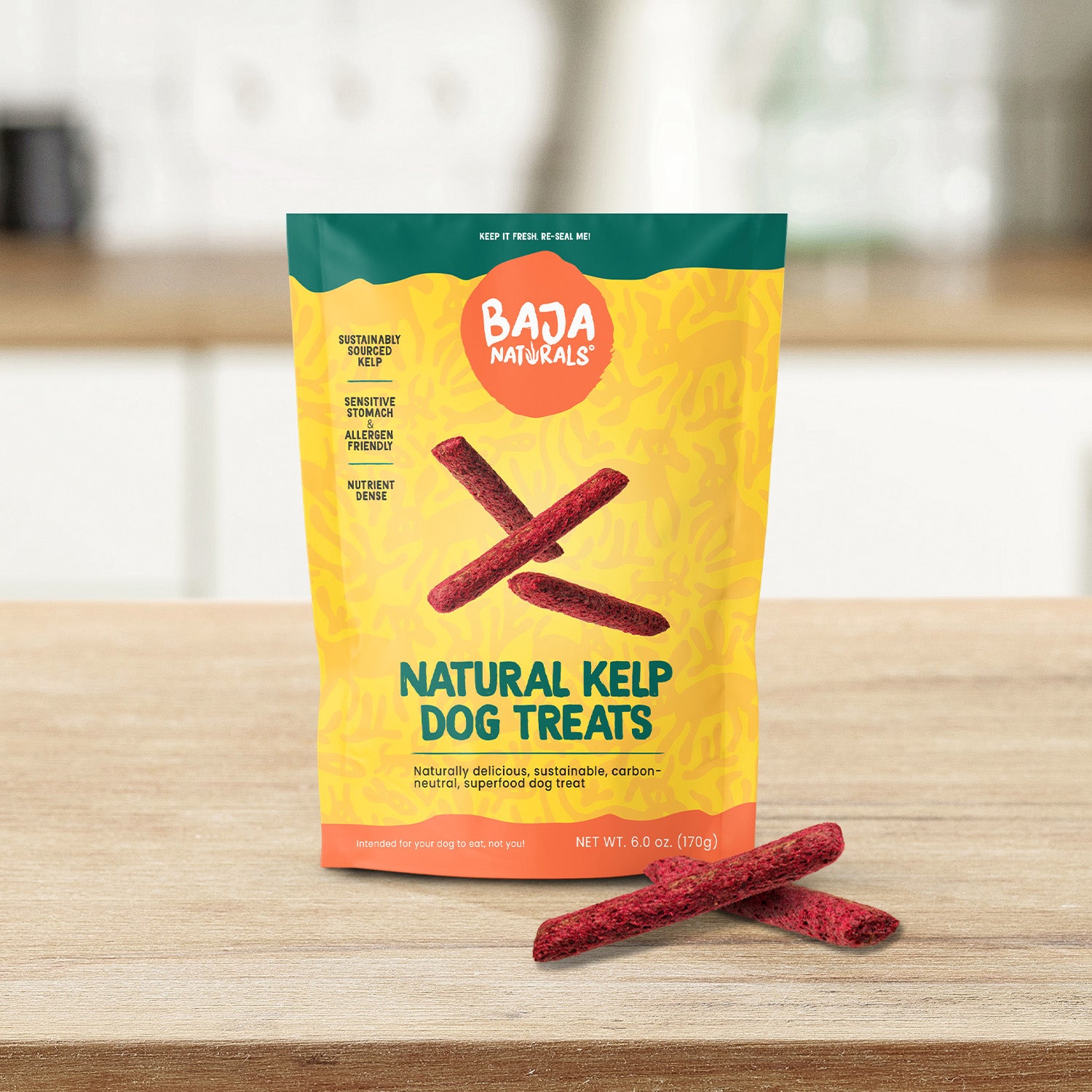 Case - Kelp Dog Treats (40) 6.0 oz.